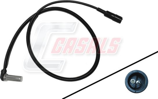 Casals 50334 - Датчик ABS, частота вращения колеса autosila-amz.com