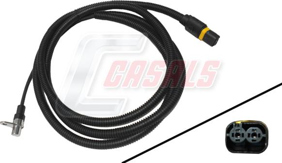 Casals 50374 - Датчик ABS, частота вращения колеса autosila-amz.com