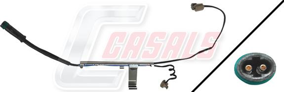Casals 50238 - Сигнализатор, износ тормозных колодок autosila-amz.com
