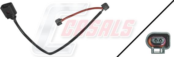 Casals 50223 - Сигнализатор, износ тормозных колодок autosila-amz.com