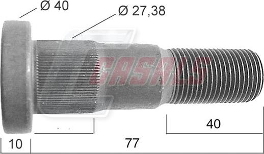 Casals 21534 - Шпилька ступицы колеса autosila-amz.com