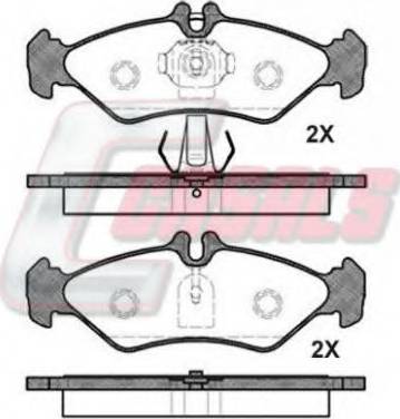 Mercedes-Benz 002 420 40 20 F - Тормозные колодки, дисковые, комплект autosila-amz.com