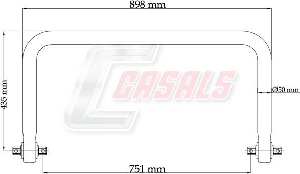 Casals E1107 - Стабилизатор, ходовая часть autosila-amz.com