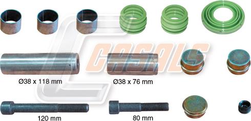 Casals MD513 - Ремкомплект, тормозной суппорт autosila-amz.com