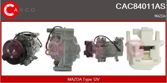 Casco CAC84011AS - Компрессор кондиционера autosila-amz.com