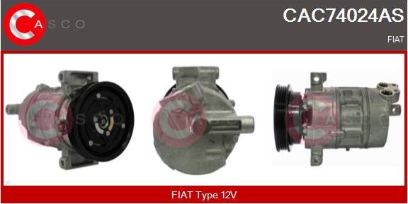 Casco CAC74024AS - Компрессор кондиционера autosila-amz.com