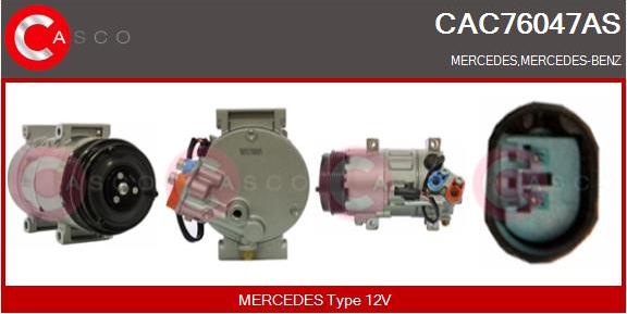 Casco CAC76047AS - Компрессор кондиционера autosila-amz.com