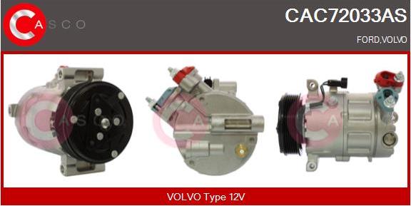 Casco CAC72033AS - Компрессор кондиционера autosila-amz.com