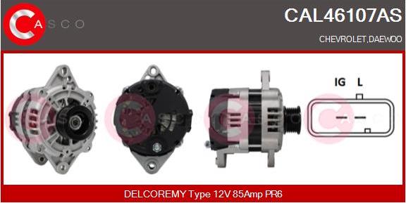 Casco CAL46107AS - Генератор autosila-amz.com