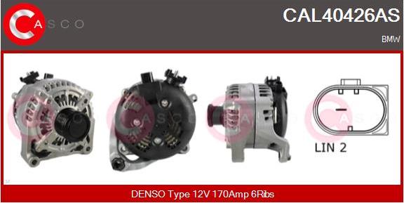 Casco CAL40426AS - Генератор autosila-amz.com