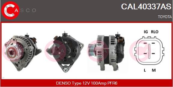 Casco CAL40337AS - Генератор autosila-amz.com