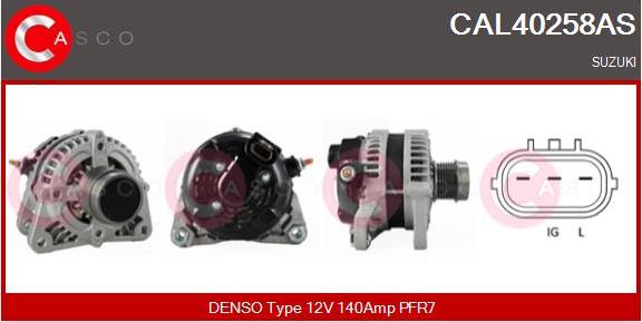 Casco CAL40258AS - Генератор autosila-amz.com