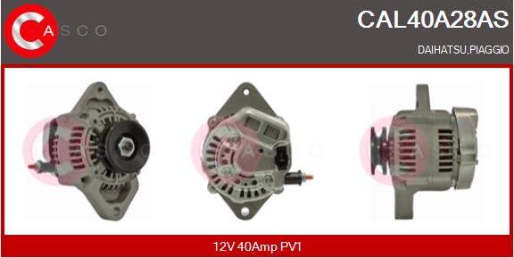 Casco CAL40A28AS - Генератор autosila-amz.com