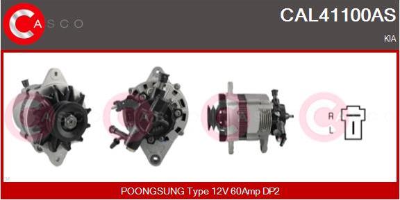 Casco CAL41100AS - Генератор autosila-amz.com