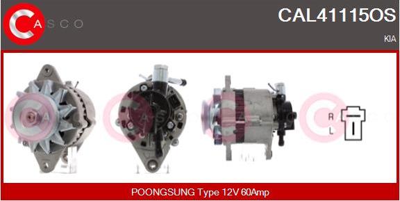 Casco CAL41115OS - Генератор autosila-amz.com