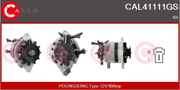 Casco CAL41111GS - Генератор autosila-amz.com