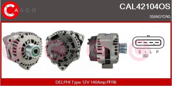 Casco CAL42104OS - Генератор autosila-amz.com