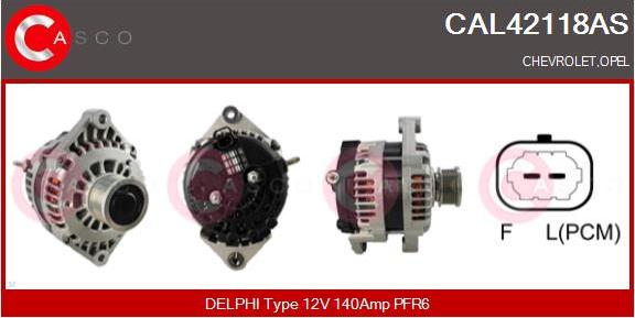 Casco CAL42118AS - Генератор autosila-amz.com