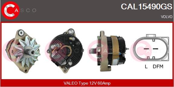 Casco CAL15490GS - Генератор autosila-amz.com