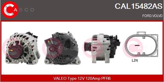 Casco CAL15482AS - Генератор autosila-amz.com