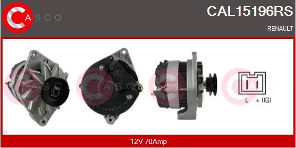 Casco CAL15196RS - Генератор autosila-amz.com