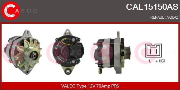 Casco CAL15150AS - Генератор autosila-amz.com