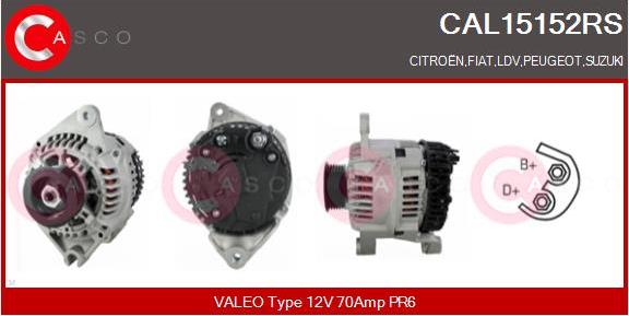 Casco CAL15152RS - Генератор autosila-amz.com