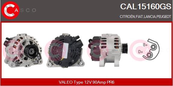 Casco CAL15160GS - Генератор autosila-amz.com
