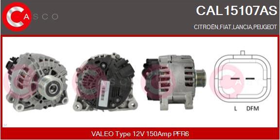 Casco CAL15107AS - Генератор autosila-amz.com