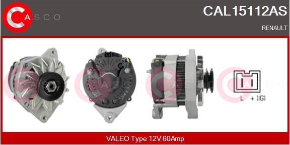 Casco CAL15112AS - Генератор autosila-amz.com