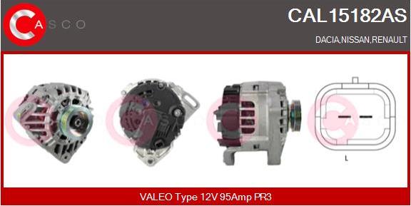 Casco CAL15182AS - Генератор autosila-amz.com