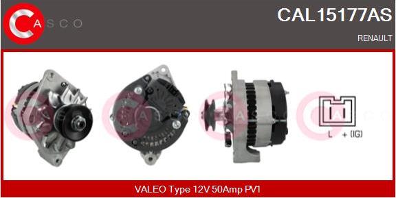 Casco CAL15177AS - Генератор autosila-amz.com