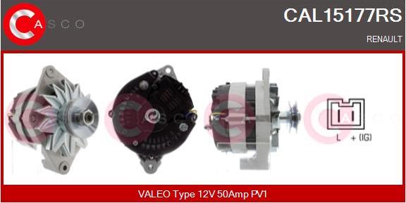 Casco CAL15177RS - Генератор autosila-amz.com