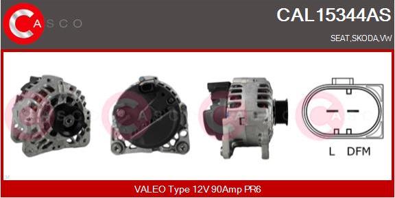 Casco CAL15344AS - Генератор autosila-amz.com