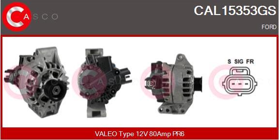 Casco CAL15353GS - Генератор autosila-amz.com