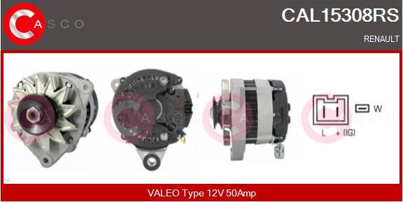 Casco CAL15308RS - Генератор autosila-amz.com