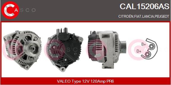 Casco CAL15206AS - Генератор autosila-amz.com