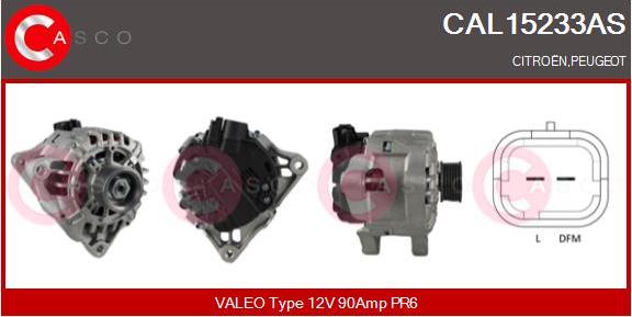 Casco CAL15233AS - Генератор autosila-amz.com