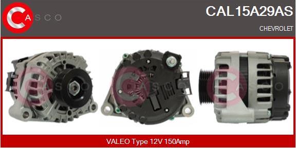 Casco CAL15A29AS - Генератор autosila-amz.com