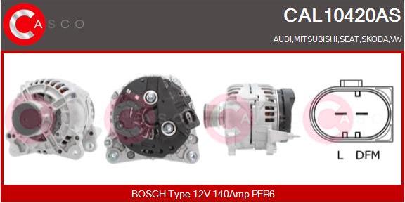 Casco CAL10420AS - Генератор autosila-amz.com