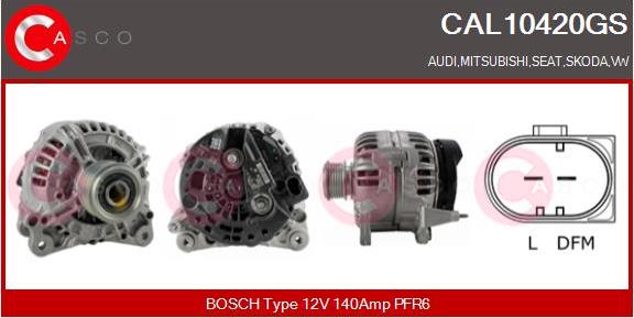 Casco CAL10420GS - Генератор autosila-amz.com