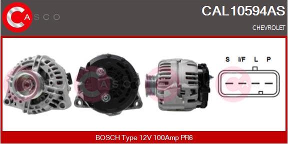 Casco CAL10594AS - Генератор autosila-amz.com