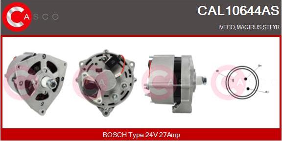 Casco CAL10644AS - Генератор autosila-amz.com