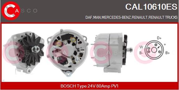 Casco CAL10610ES - Генератор autosila-amz.com