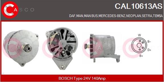 Casco CAL10613AS - Генератор autosila-amz.com