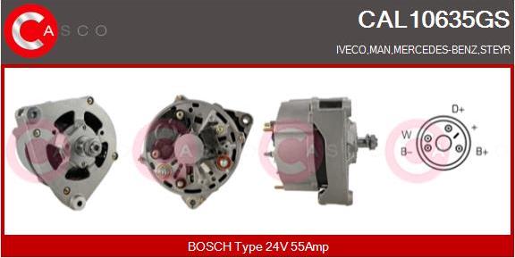 Casco CAL10635GS - Генератор autosila-amz.com