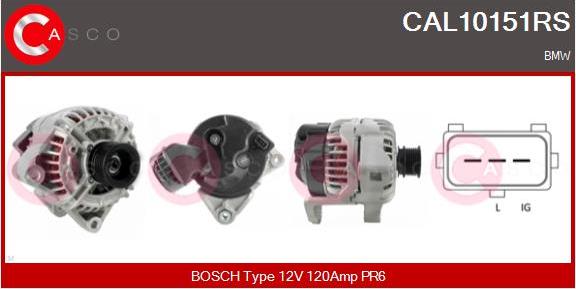 Casco CAL10151RS - Генератор autosila-amz.com