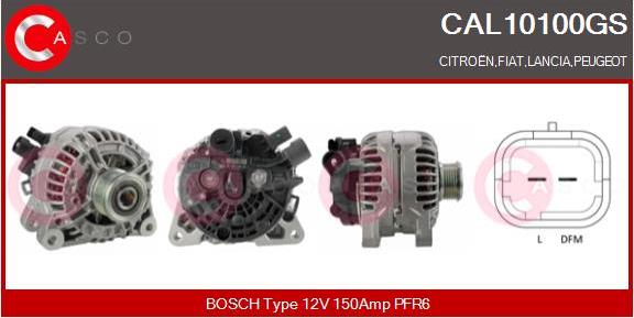 Casco CAL10100GS - Генератор autosila-amz.com