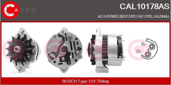 Casco CAL10178AS - Генератор autosila-amz.com