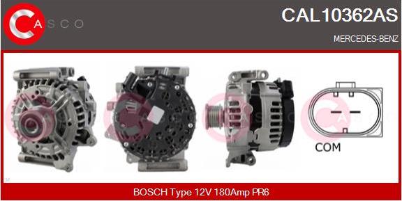 Casco CAL10362AS - Генератор autosila-amz.com